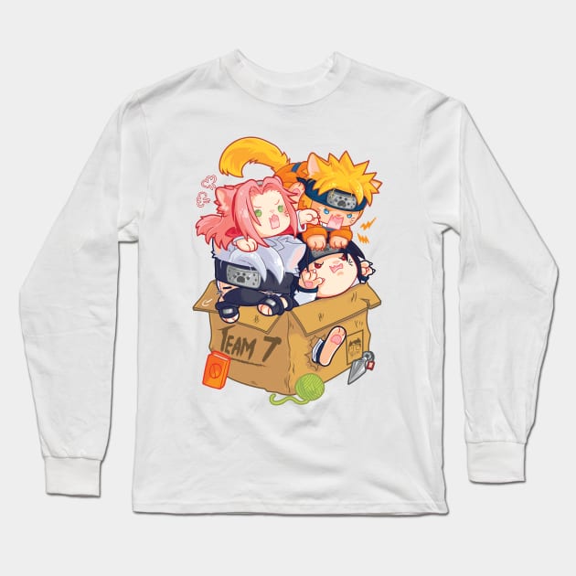 [Nekoruto] Team Seven Long Sleeve T-Shirt by KyoChan1994